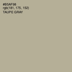 #B5AF98 - Taupe Gray Color Image